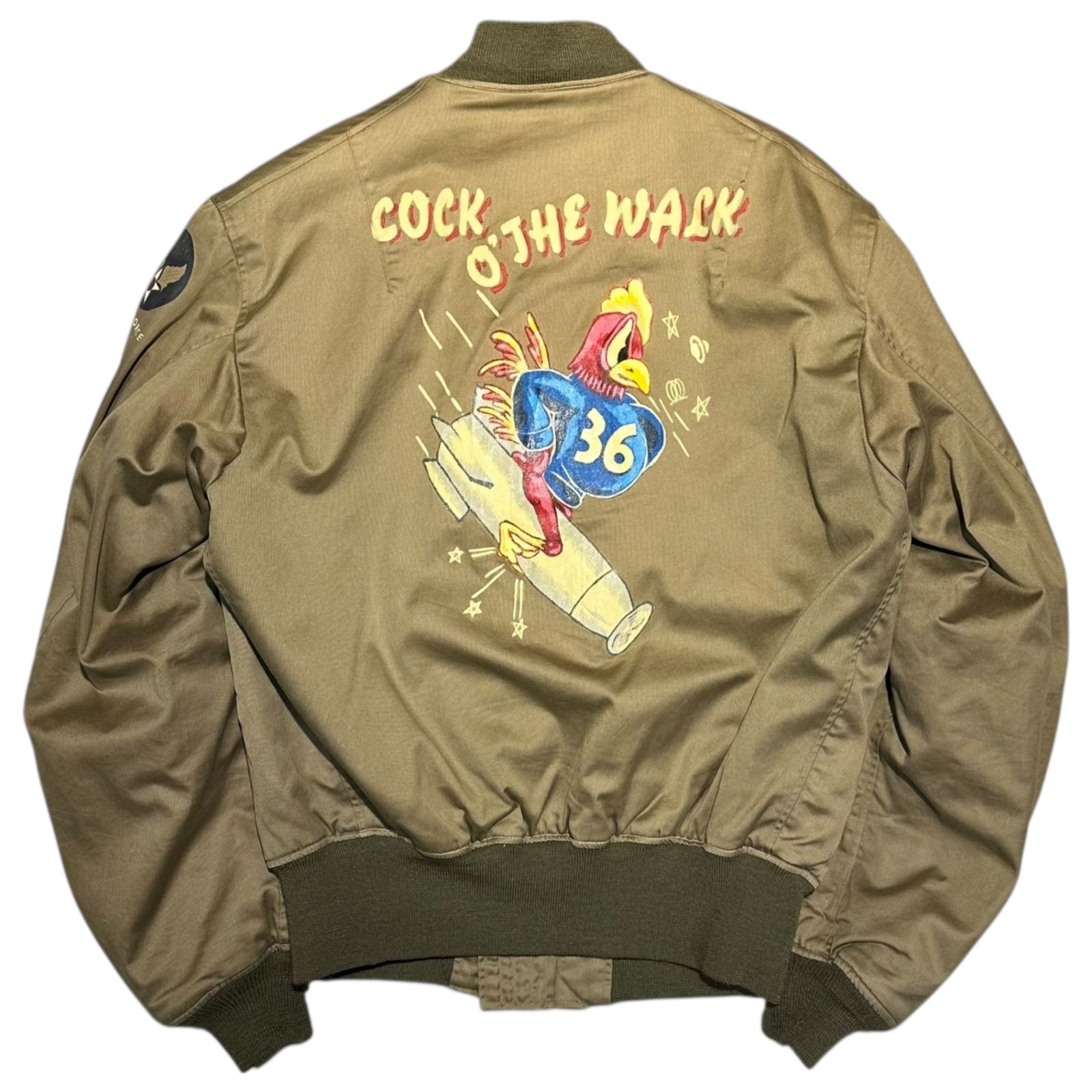 AVIREX バック アーチ ロゴ MA-1 リバーシブル ジゃゲット AVIREX