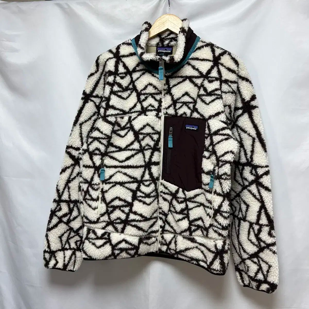 M パタゴニア レトロ フリース 白 フリース ジャケット OLIVEOS_COM_TR