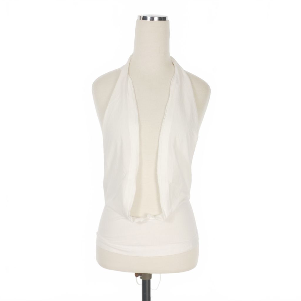 ディースクエアード DSQUARED2 23AW ホルターネックカットソー Tシャツ ノースリーブ XS ホワイト 白 S72NC1049 正規