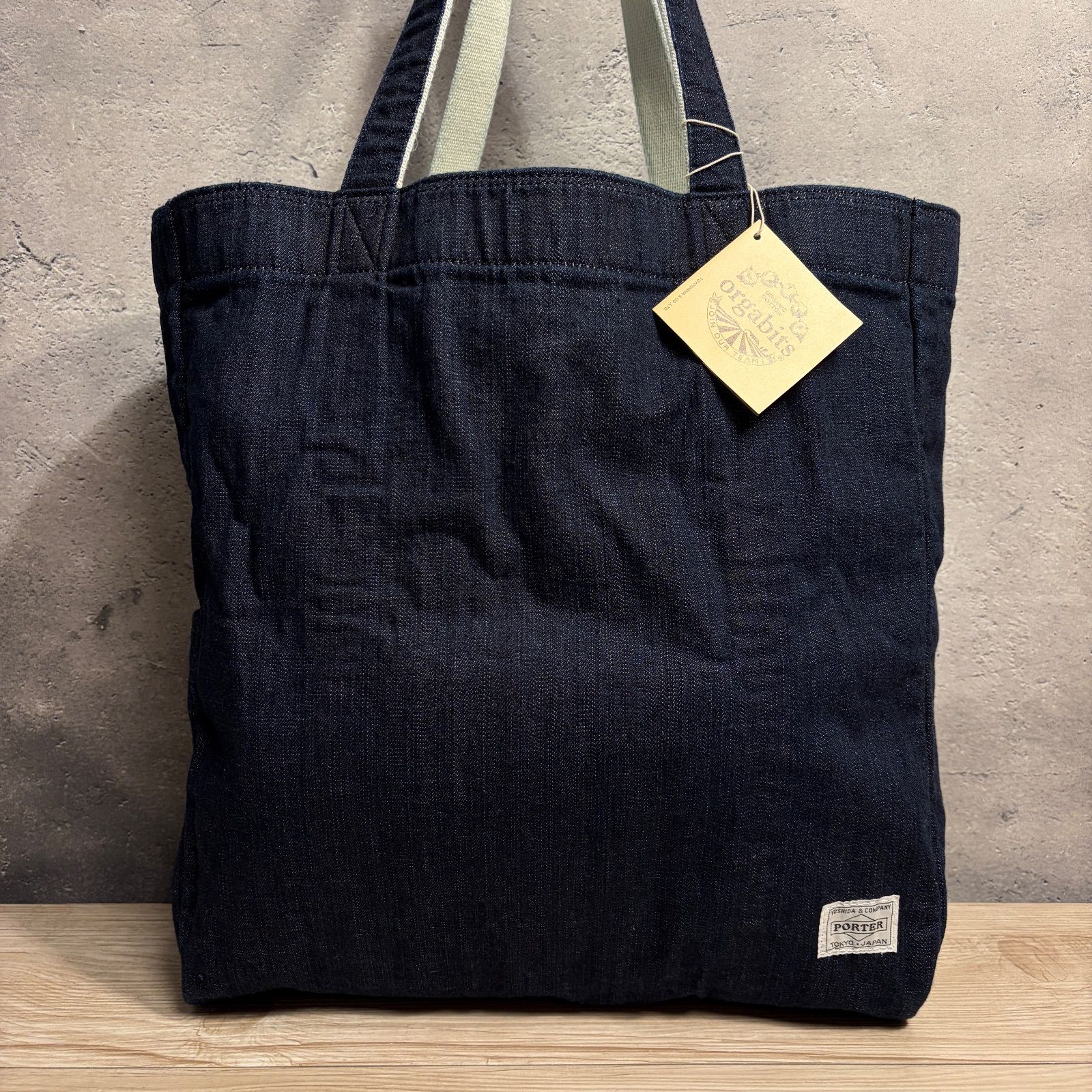 ✨PORTER STAND TOTE DENIM L リバーシブル✨ 新品未使用 ネイビー
