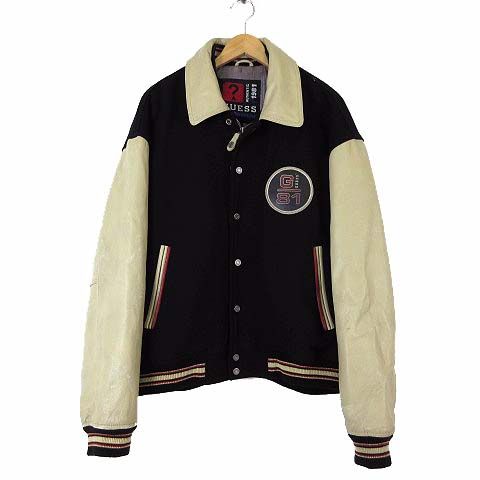 guess ゲス ビンテージ革ジャン 90s 90s GUESS ゲス レザースタジャン