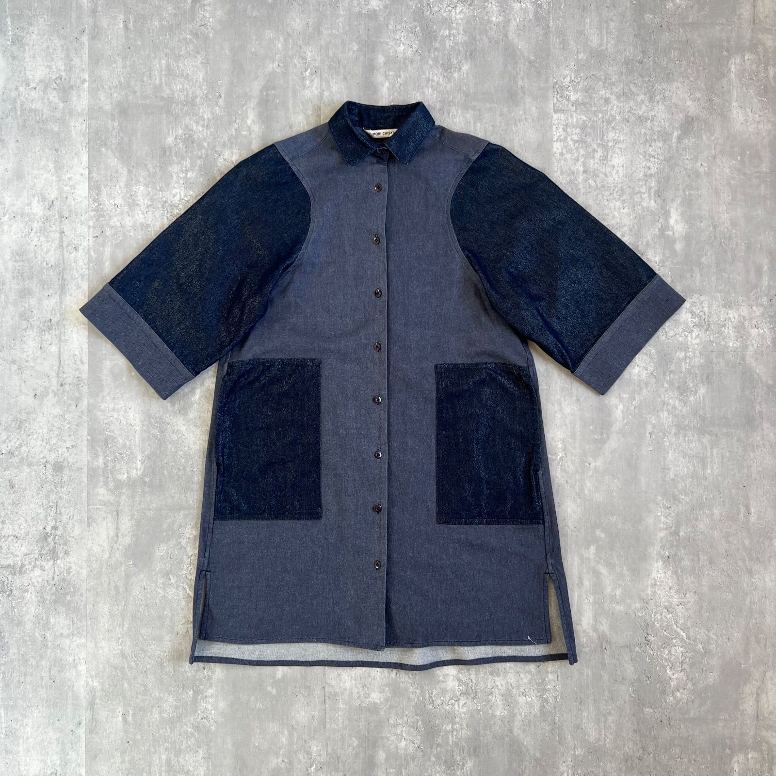TSUMORI CHISATO ツモリチサト デニム切替 シャツワンピース 2013SS TC53FH163 SIZE2 Mサイズ