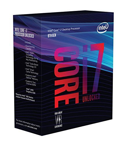 Intel CPU Core i 7 8700 K 3 GHz 12 Mキャッシュ 6コア 12スレッド LGA 1151 B