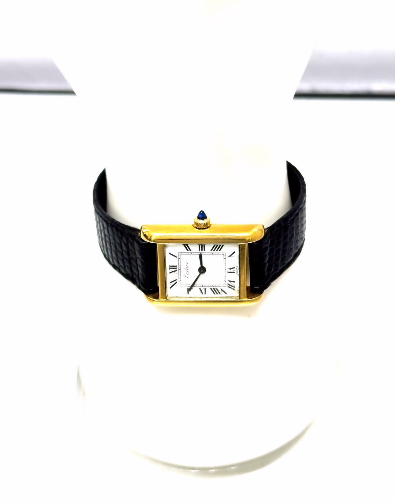 レア 希少 Cartier カルティエ TANK LM マスト タンク 18K GOLD 手巻き 