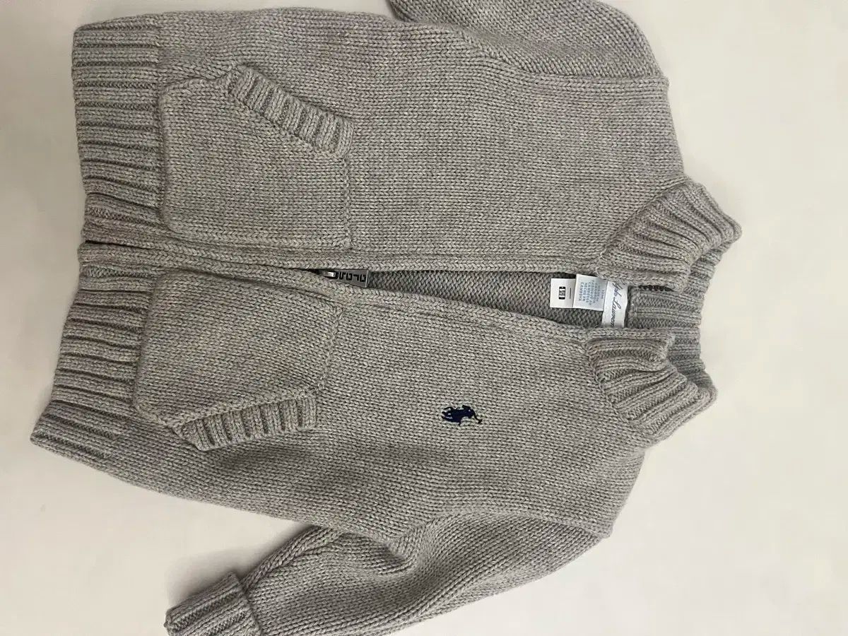 ポロ ジップアップカーディガン 80 12m