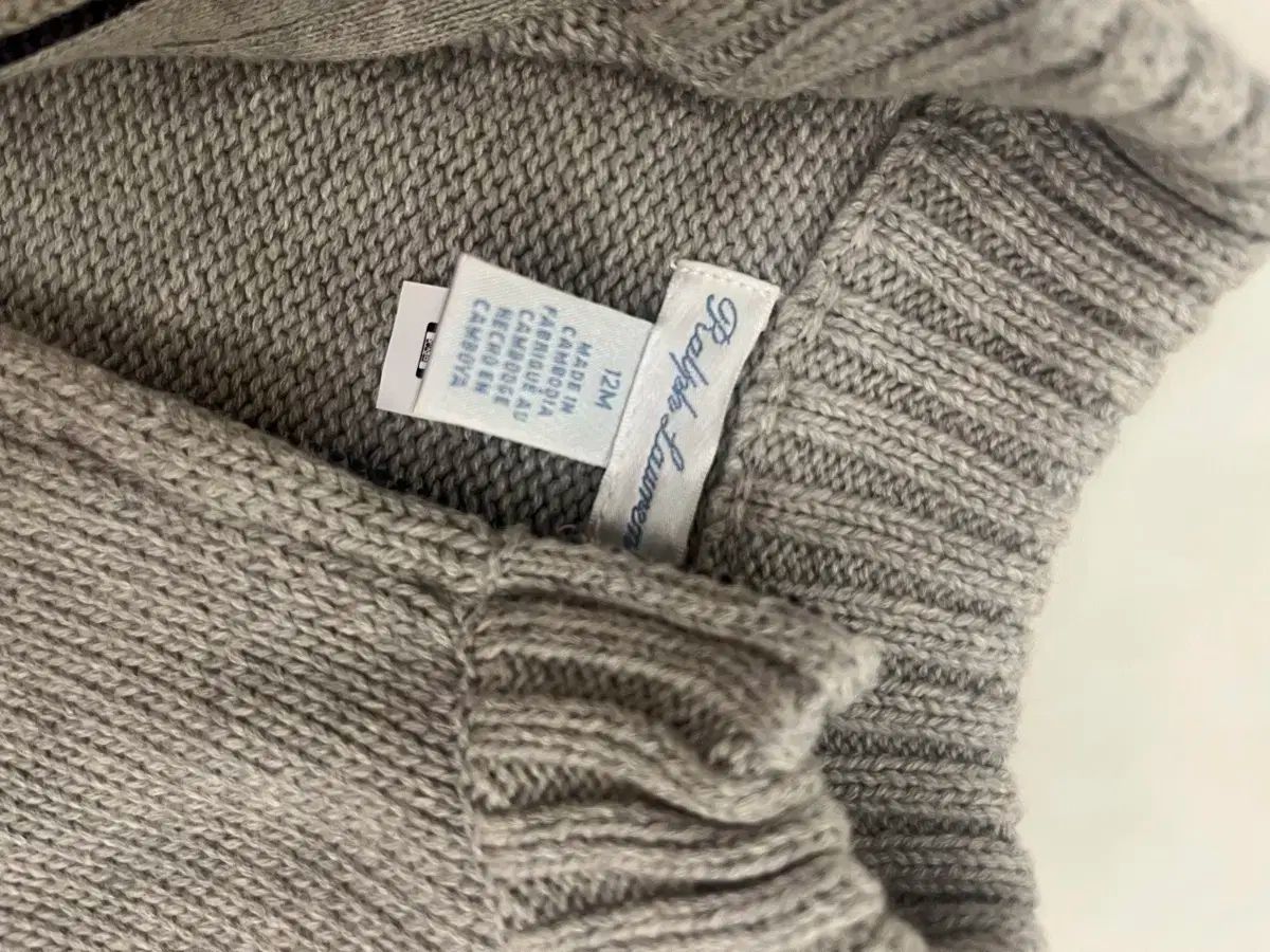 ポロ ジップアップカーディガン 80 12 m