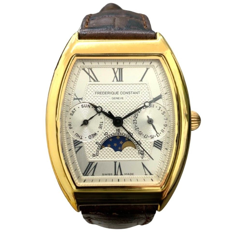 フレデリック コンスタント 腕時計 6 クラシック アールデコ デイデイト ムーンフェイズ クォーツ メンズ