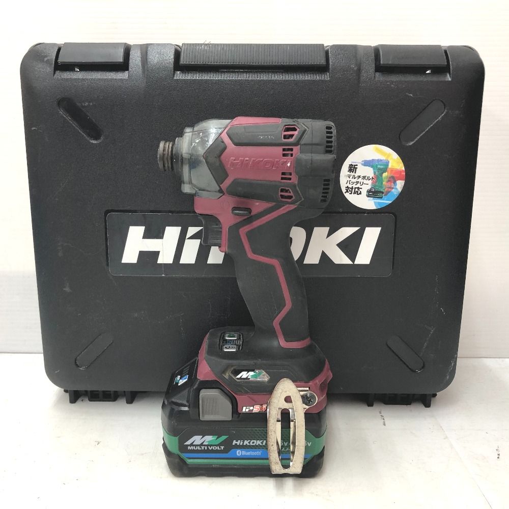 HiKOKI マルチボルト36 V コードレスインパクトドライバ ケース 充電器 新型Bluetoothバッテリ セット WH 36 DC 2 XPRSZ