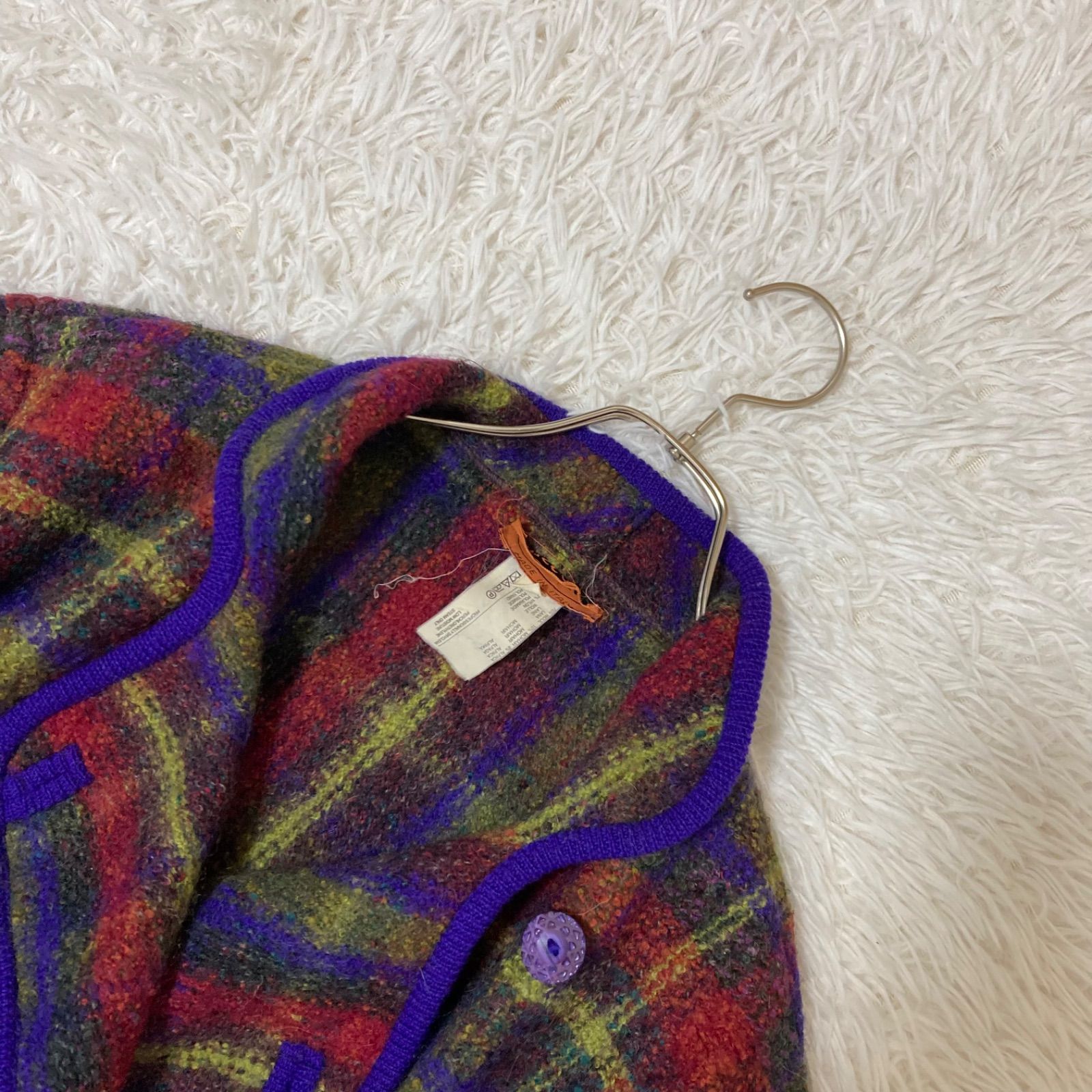 ミッソーニ 最 オレンジタグ ニットジャケット モヘア アルパカ混 サイズL相当