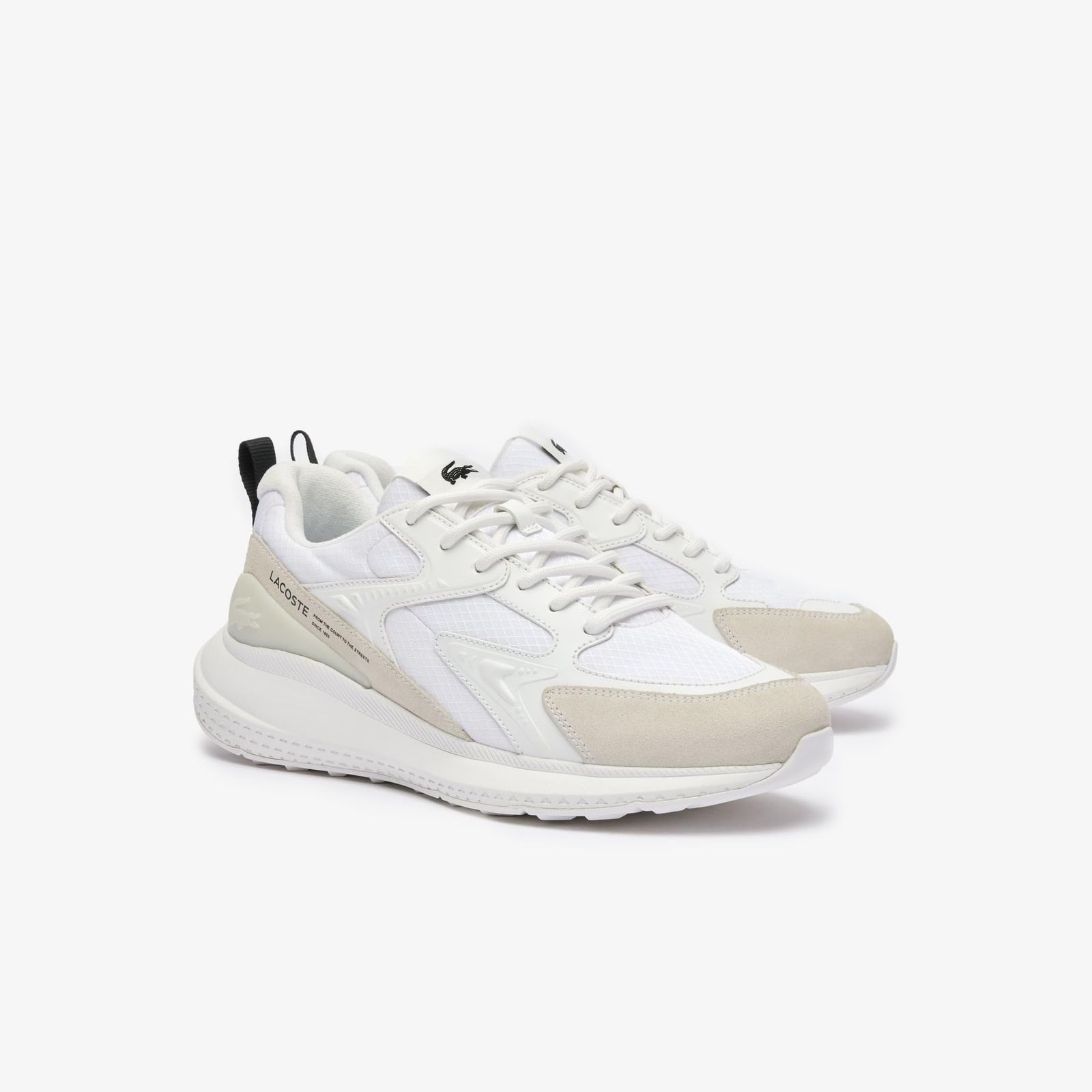 ラコステ メンズ L 003 EVO 124 3 .5 ホワイト 26.0 cm
