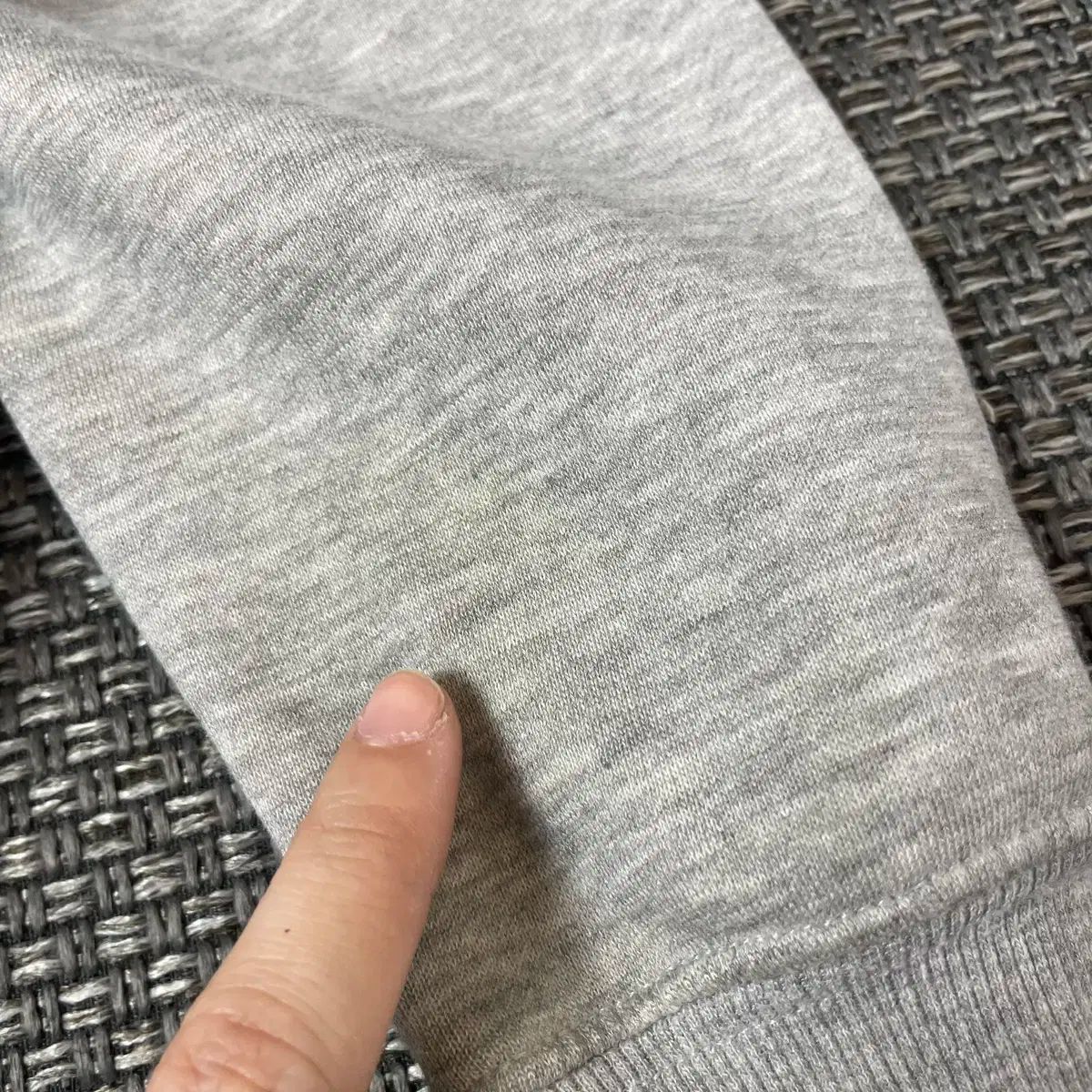 チャンピオン キッズ グレー ビックロゴ ブークレパッチ WHO フーディー Tシャツ 130