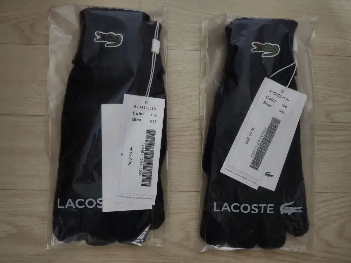 LACOSTE ラコステ ユニセックス ウール ジャージ 手袋