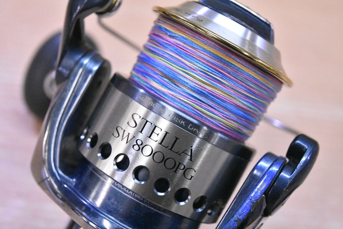 シマノ 01 ステラ SW 8000PG SHIMANO STELLA スピニングリール ショア オフショア ジギング ブリ ヒラマサ OLIVEOS_COM_TR