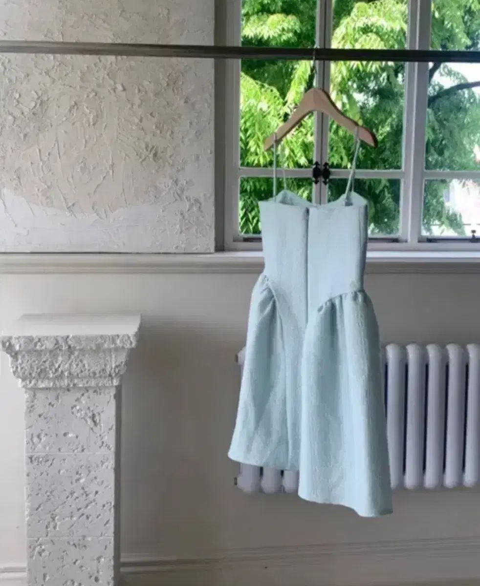 ジャカード ミニドレス