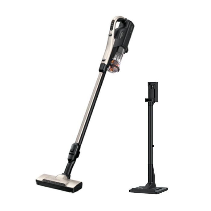 日立 サイクロン式掃除機 コードレススティッククリーナー パワかるスティック パワフル スマートヘッド PV BL 50 L N ライトゴールド コードレス掃除機 自走機能 スタンド式充電台付き 緑色LEDライト からまんブラシ ハンディ