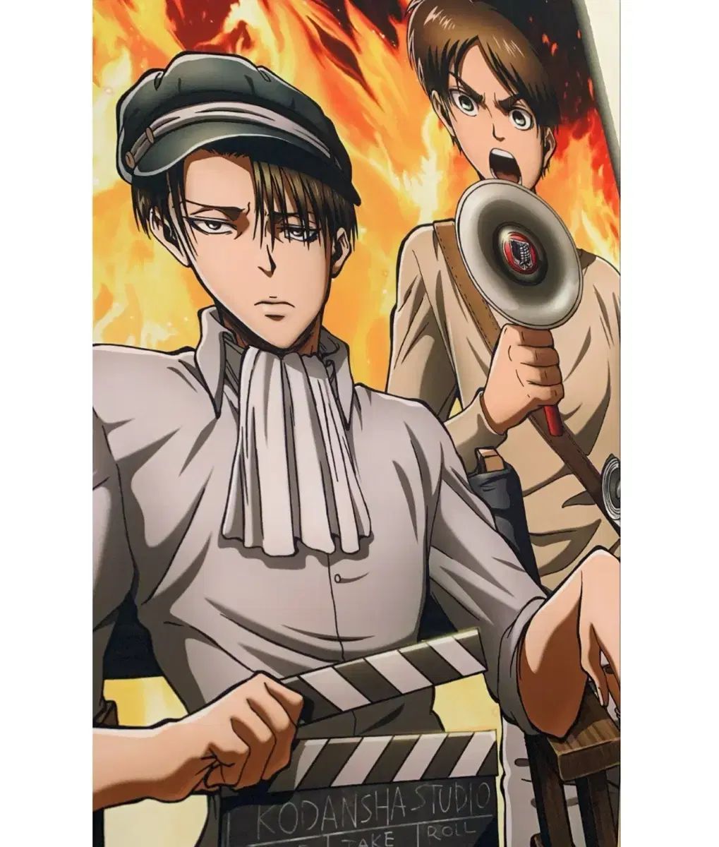 進撃の巨人 リヴァイ タペストリー 棒