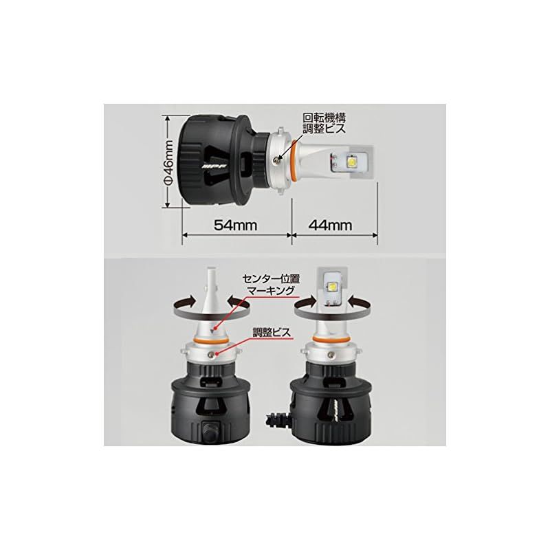 IPF ヘッドライト LED HB4 HB3 バルブ ハイビーム 6500K 351HLB LED