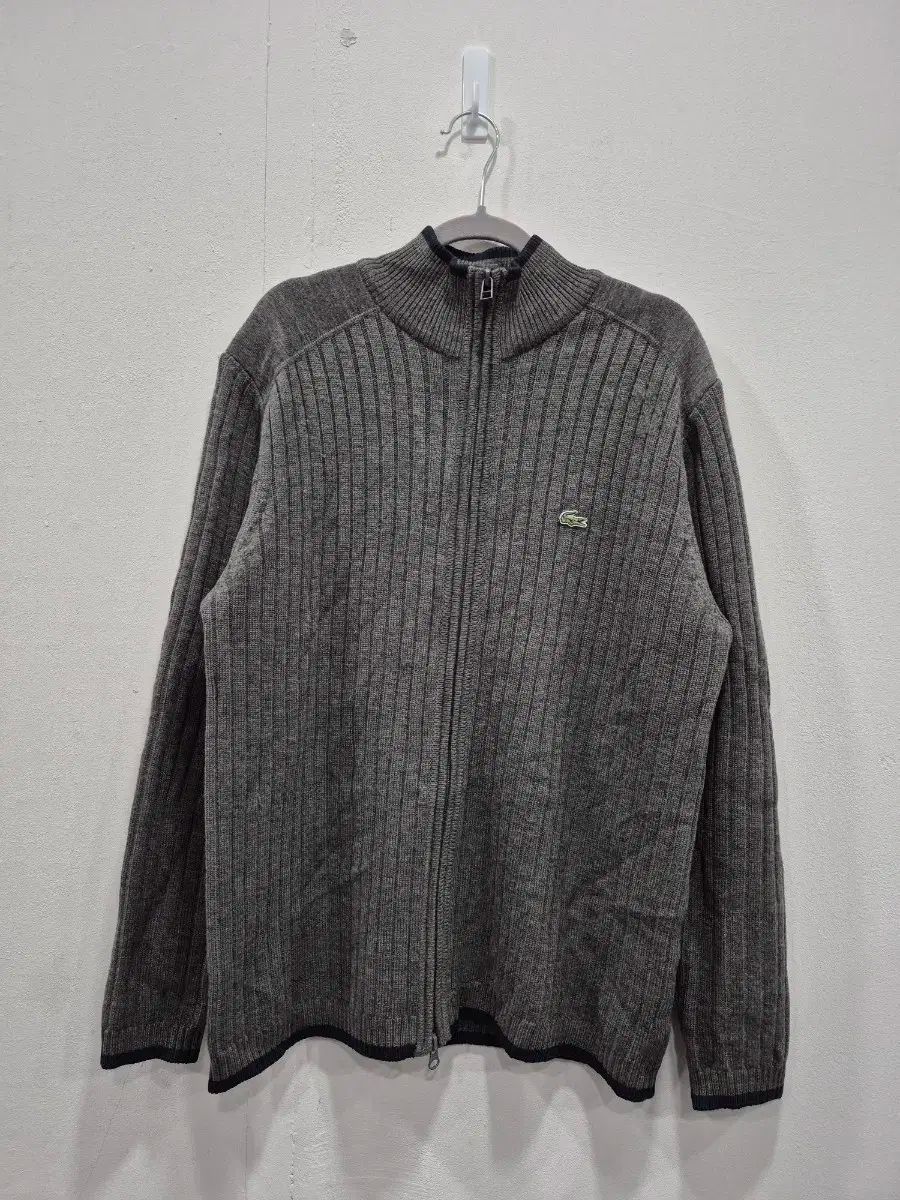 ラコステ ウール ニート ジップアップ ジャケット メンズ 100サイズ