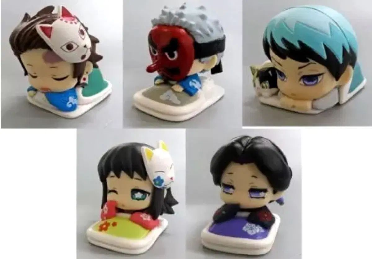 鬼滅の刃 おねむたん 5種セット 竈門炭治郎 鱗滝 左近次 珠世 愈史郎 遊木 真