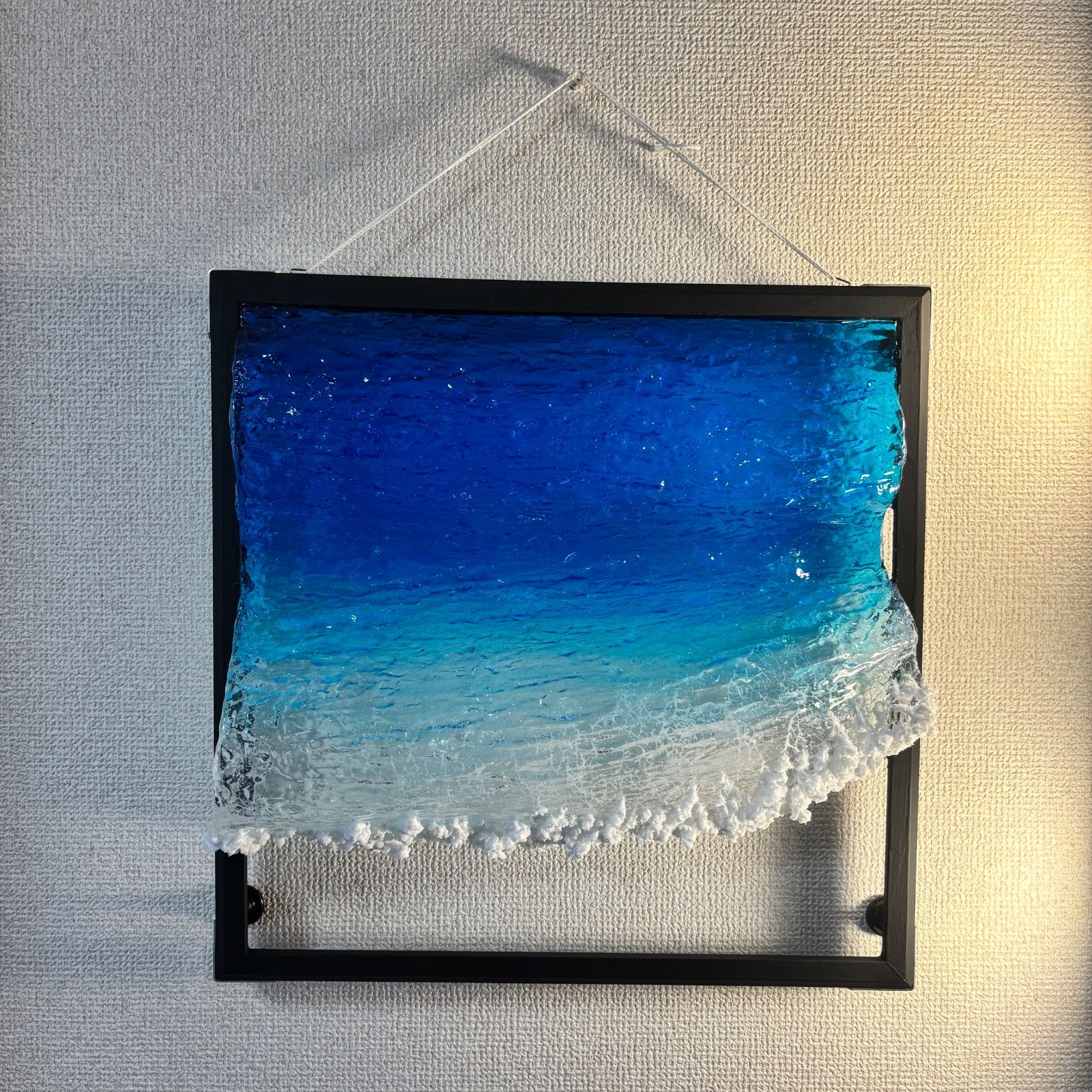 額縁 超立体 の海 レジンアートボード 美ら海 オーシャンアート N 718