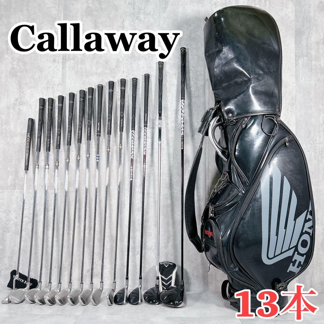V229 キャロウェイ メンズ ゴルフ クラブ セット 14点 HONDA 黒