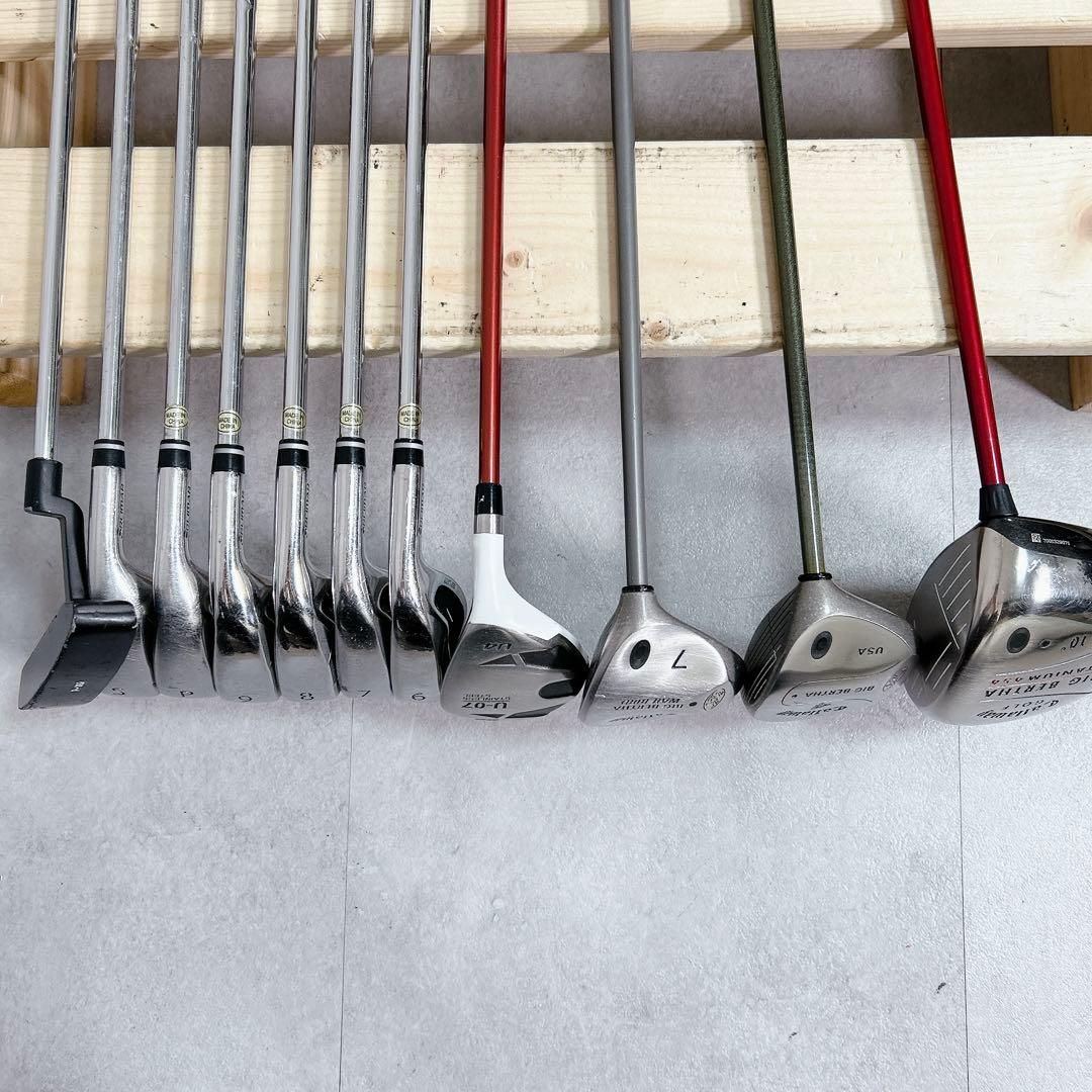 V269 キャロウェイ 他 メンズ ゴルフ クラブ セット 12点 初心者向け