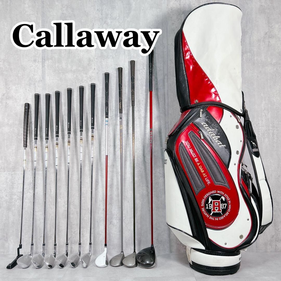 V269 キャロウェイ 他 メンズ ゴルフ クラブ セット 12点 向け