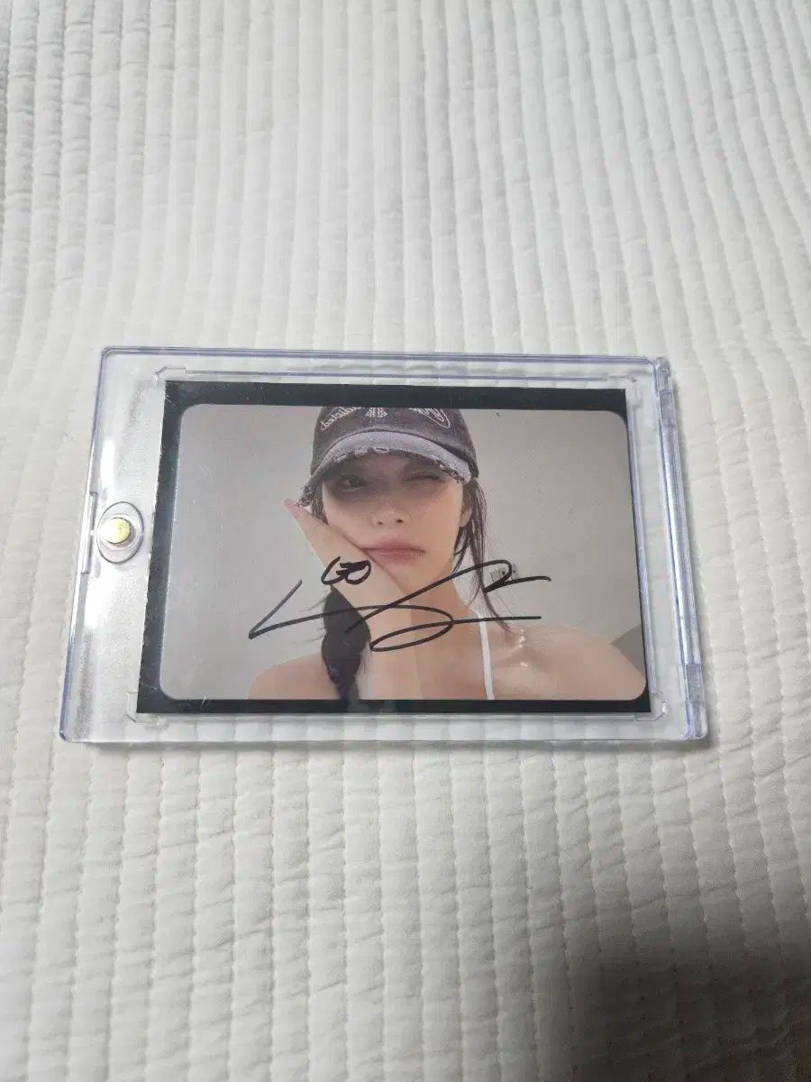 fromis_9 プロミスナイン プミナ ペク ジホン BAEK JIHEON サイン 写真 フォト PHOTO カード