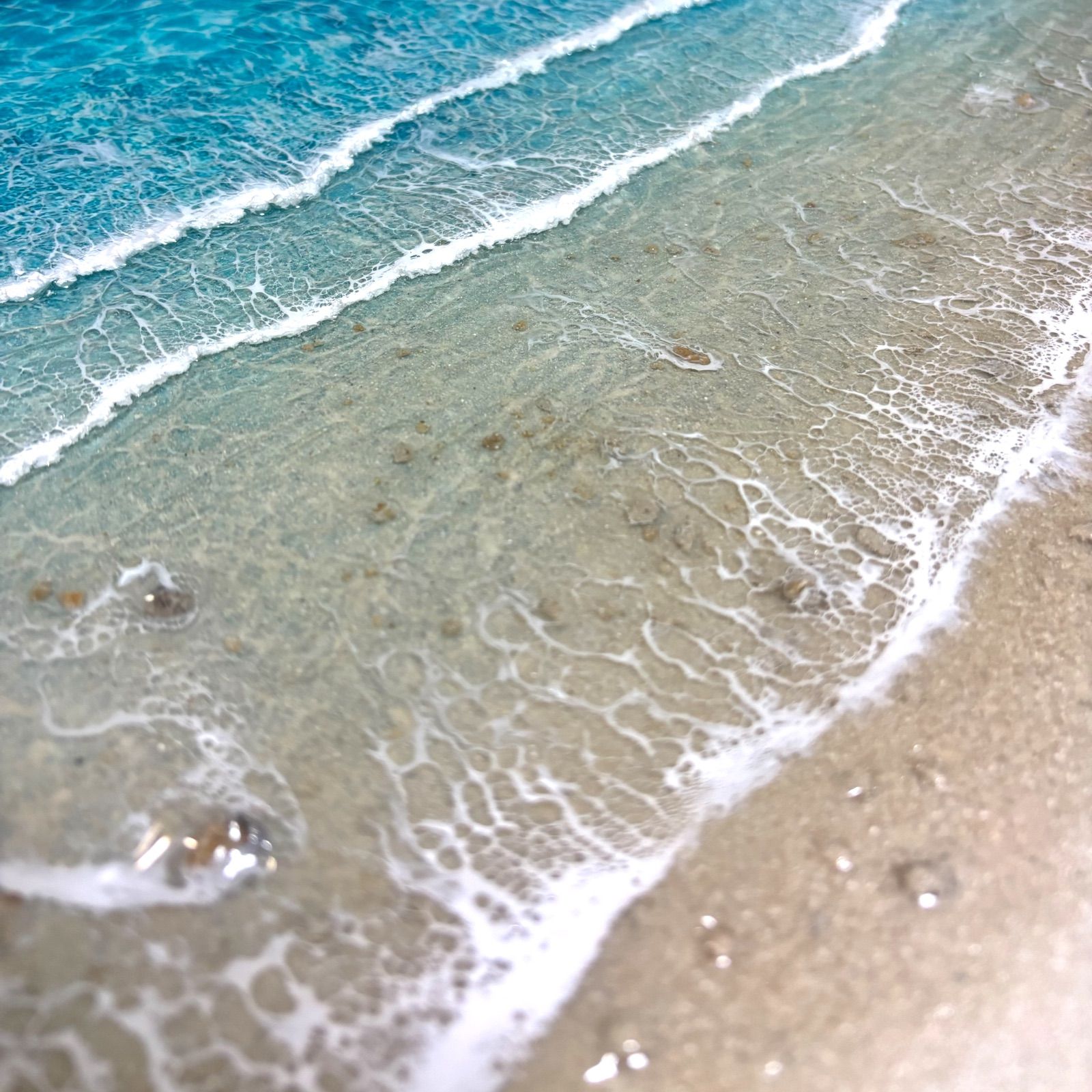  特大ボード 超立体 の海 レジンアートボード 美ら海 オーシャンアート N 719 立体 オブジェ アート 写真