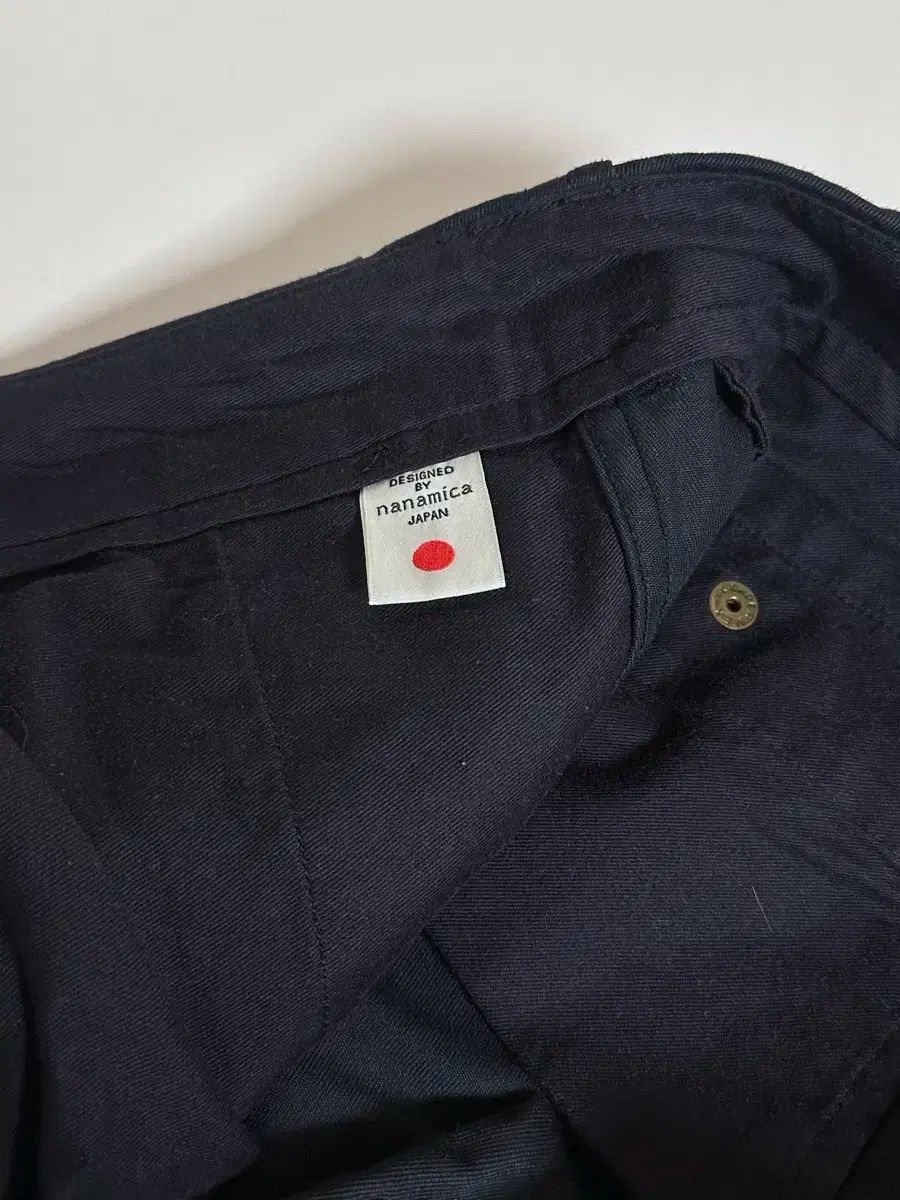 nanamica ワイドチノ ネイビー 34