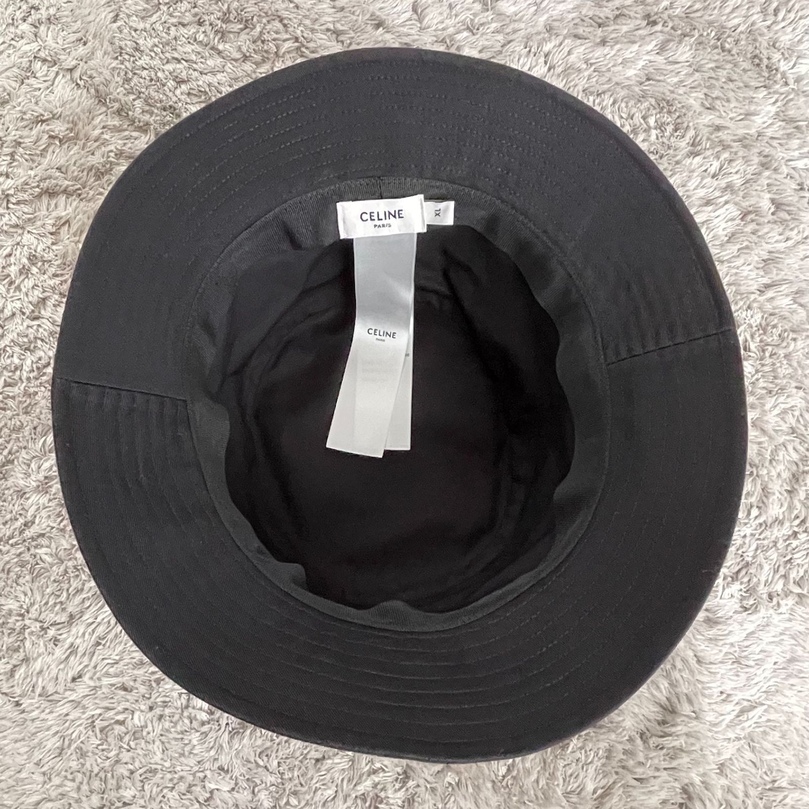 新品/正規品】CELINE（セリーヌ）ロゴ バケットハット XL - メルカリ