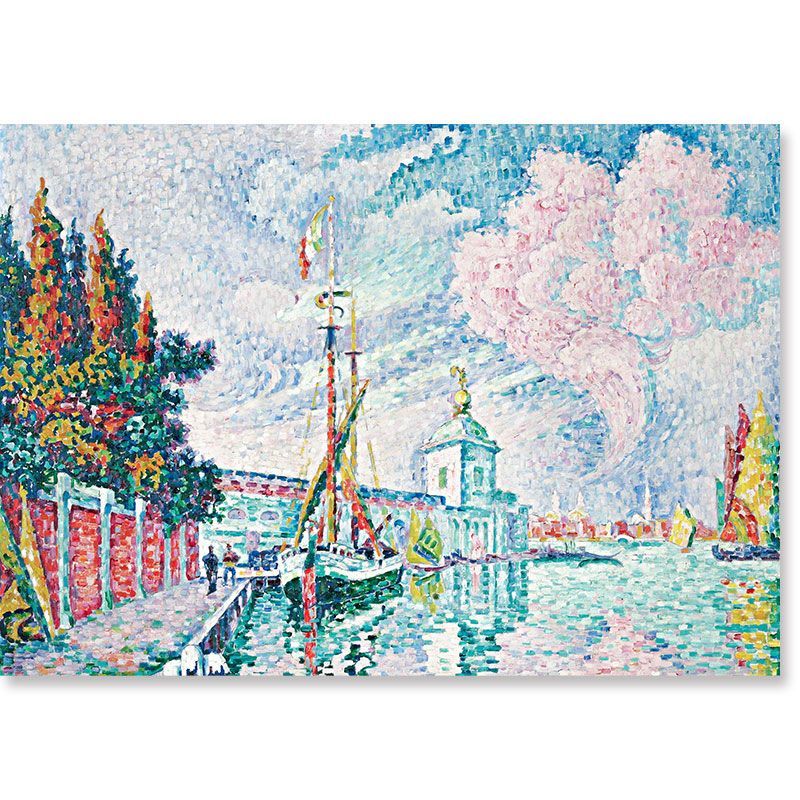 A4サイズ ポール・シニャック ポスター ヴェネツィア税関 アート