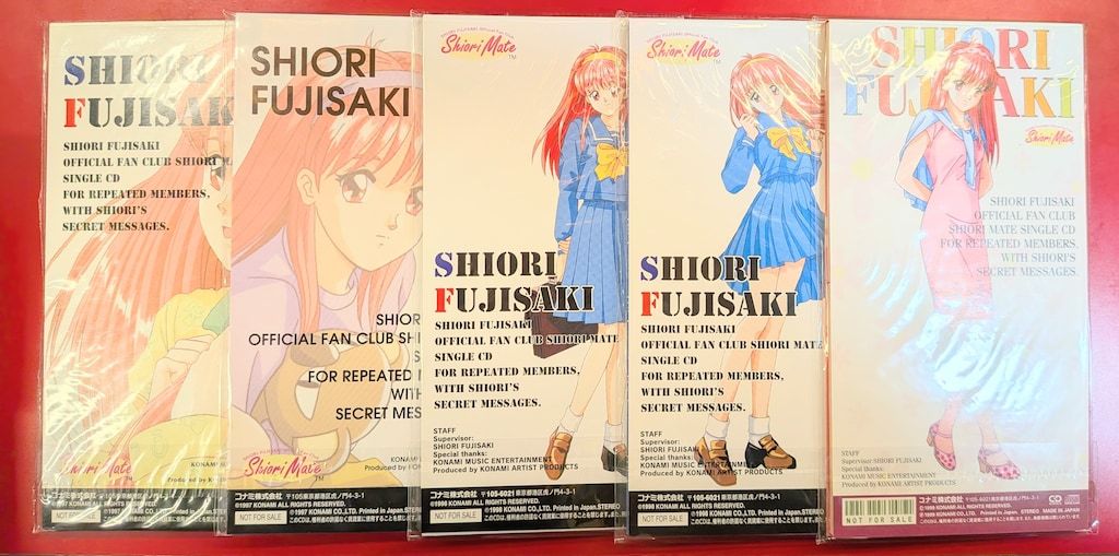 注文 8cmCD 藤崎詩織オフィシャルファンクラブ 継続特典CD全5種セット