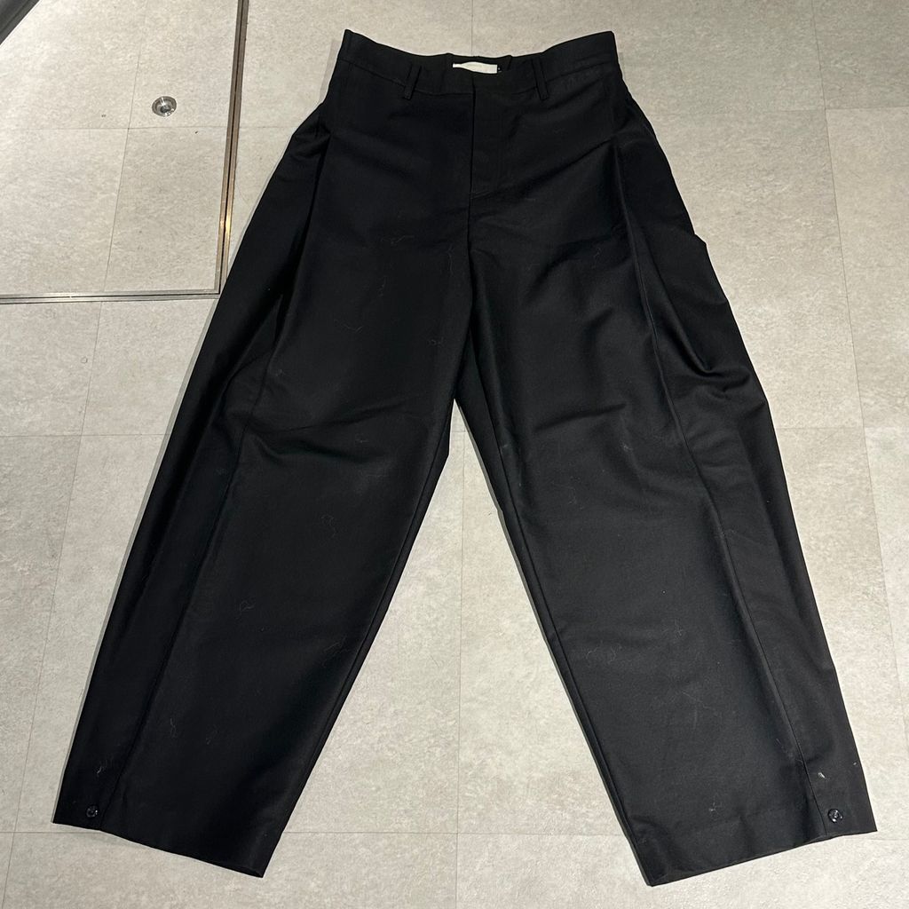 AMOMENTO アモーメント 24AW Snap Garconne Pants ギャルソンパンツ