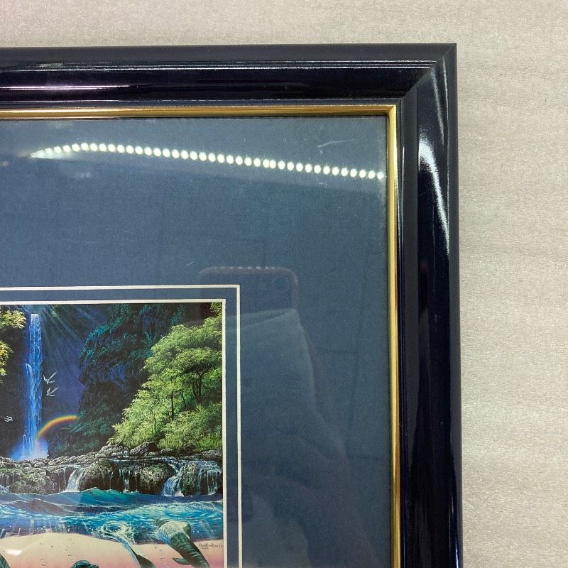 クリスチャンラッセンの額縁入り壁掛けインテリア クリスチャンラッセンの額縁入り壁掛けインテリア 絵画