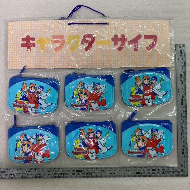 未使用品】【6個セット】デジモンテイマーズ キャラクターサイフ 財布