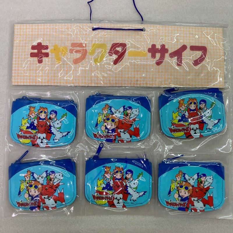 デジモンキャラクター 小銭入れ 6個セット 未使用品】【6個セット