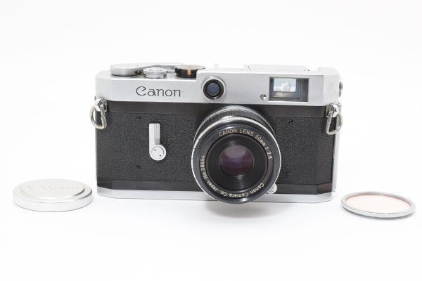 ジャンク 外観良好 キヤノン CANON P型 ポピュレール 50mm F2.8 Lマウント 5139_19_12