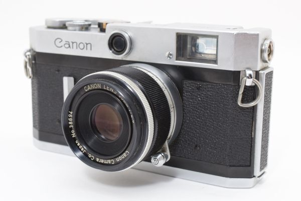 ジャンク 外観良好 キヤノン CANON P型 ポピュレール 50mm F2.8 Lマウント 5139_19_12
