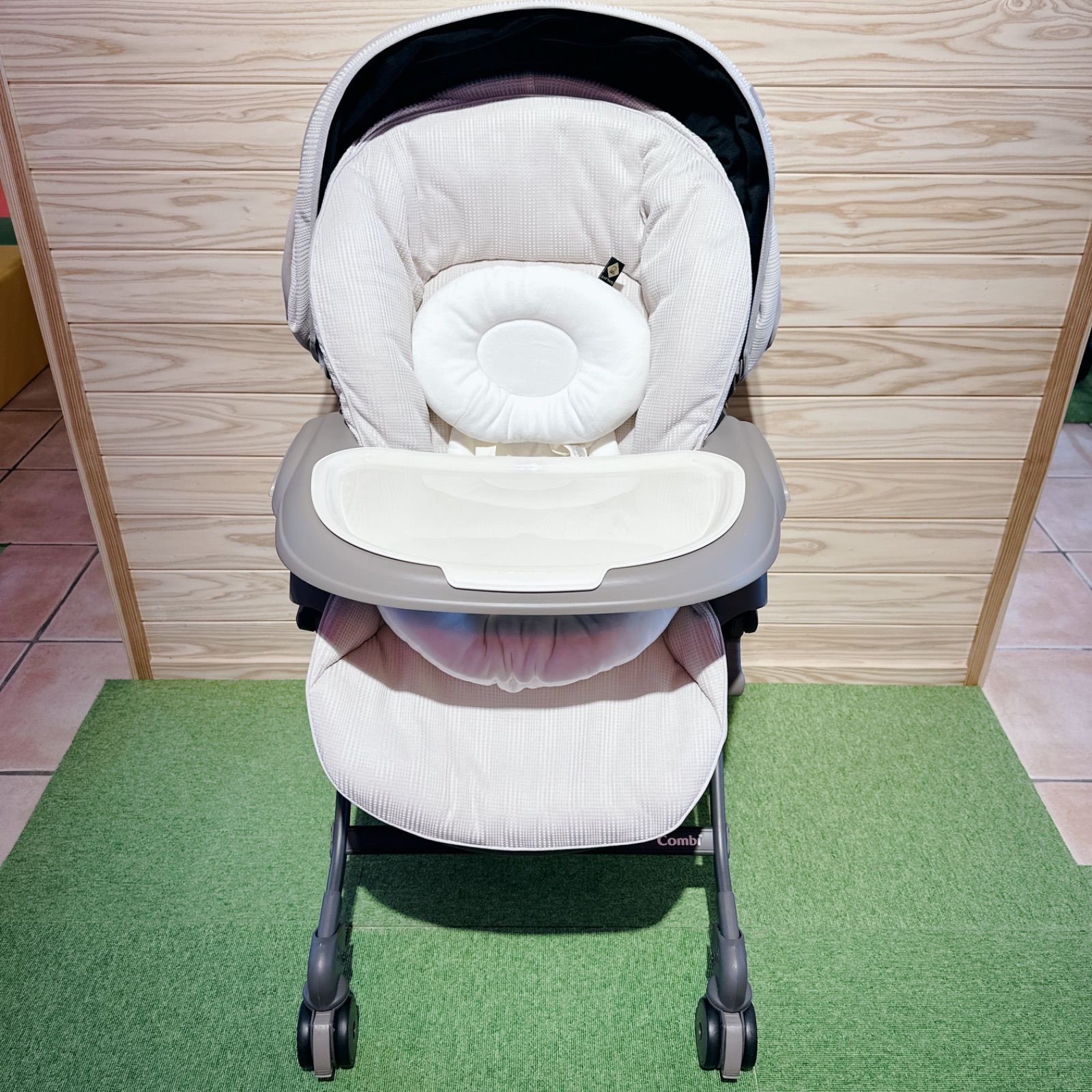 極美品☆ コンビ ネムリラAUTO SWING BEDi Long スリープシェルEG+ハイ