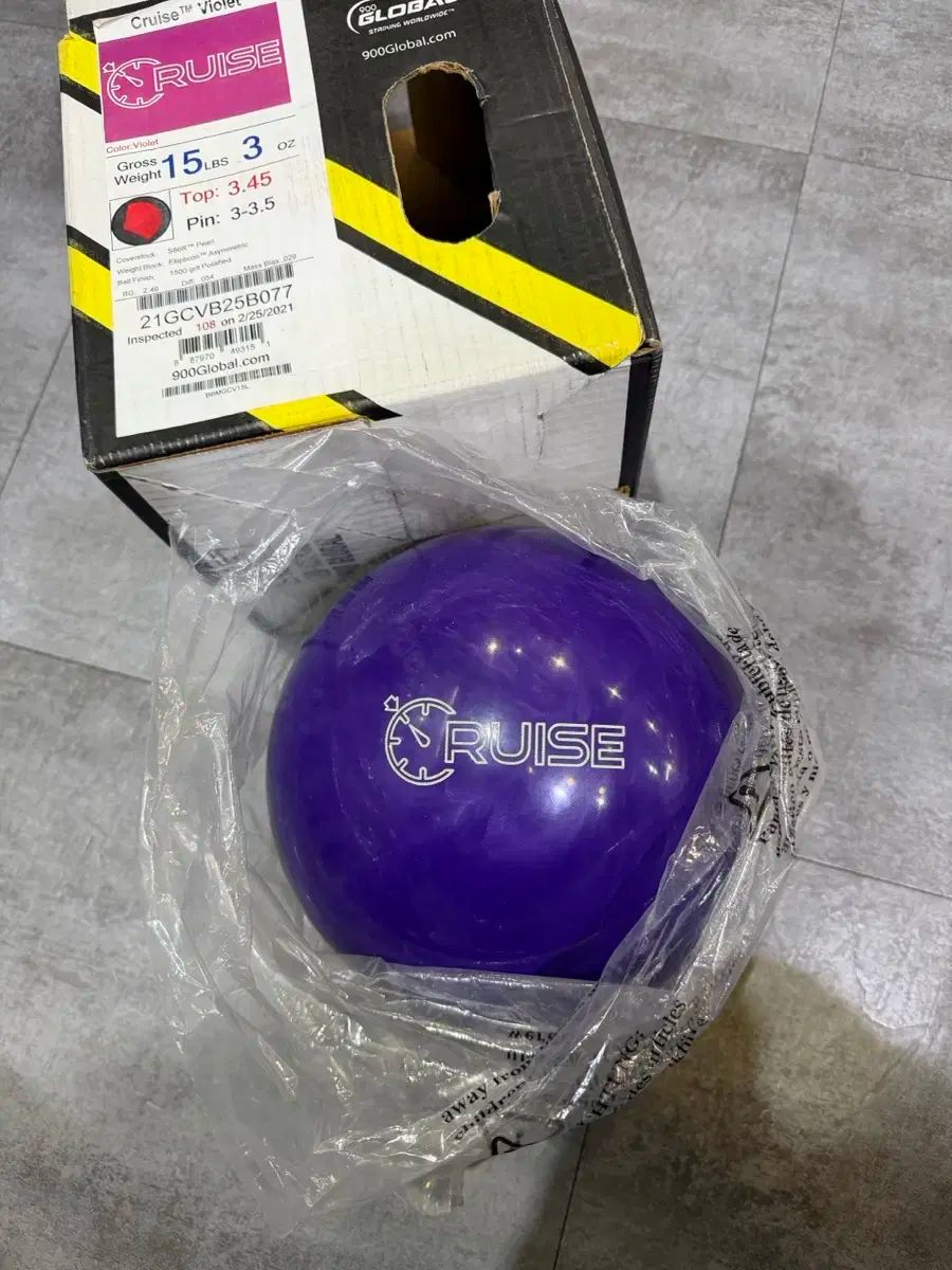 900グローバル クルーズ バイオレット 15 p ボール