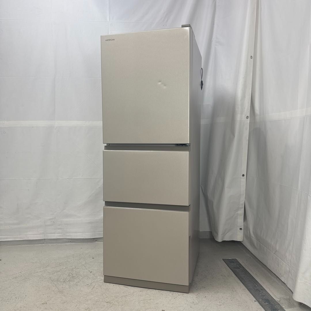 お部屋の中まで搬入付き】 日立 265L 3ドア冷蔵庫 R-27KV 2020年製