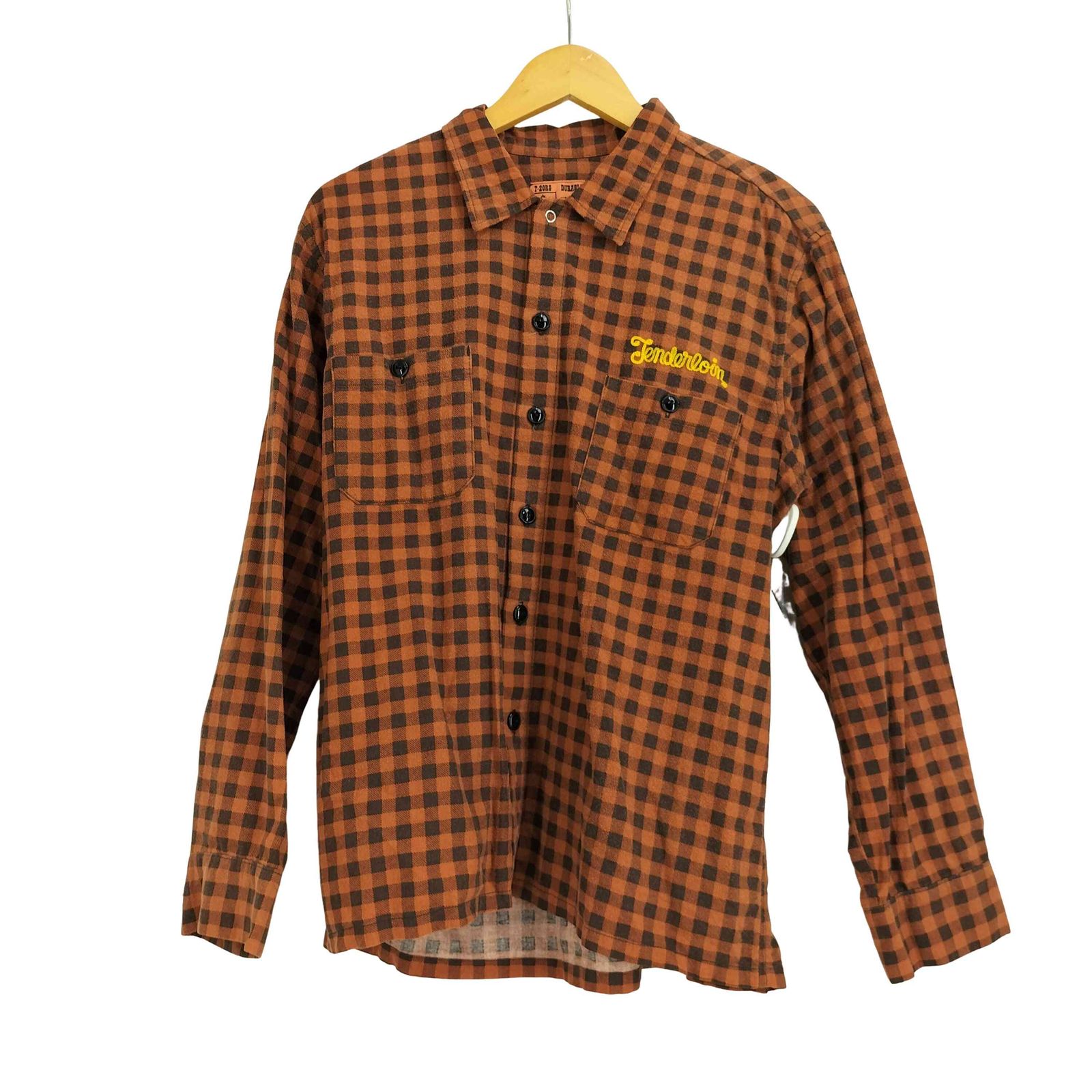 テンダーロイン TENDERLOIN T-20RG ブロックチェック L S ネルシャツ メンズ import M