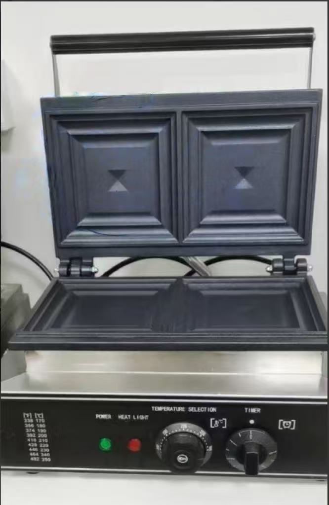 電気 ホットスナッカー ホットサンドメーカー 2個焼き 業務用 家庭用 100V