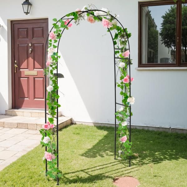 ガーデンアーチ ローズアーチ 園芸 ガーデニング用品 ガーデン ファニチャー 扉付き】ガーデンアーチ ローズアーチ 園芸 ガーデニング用品 ガーデン