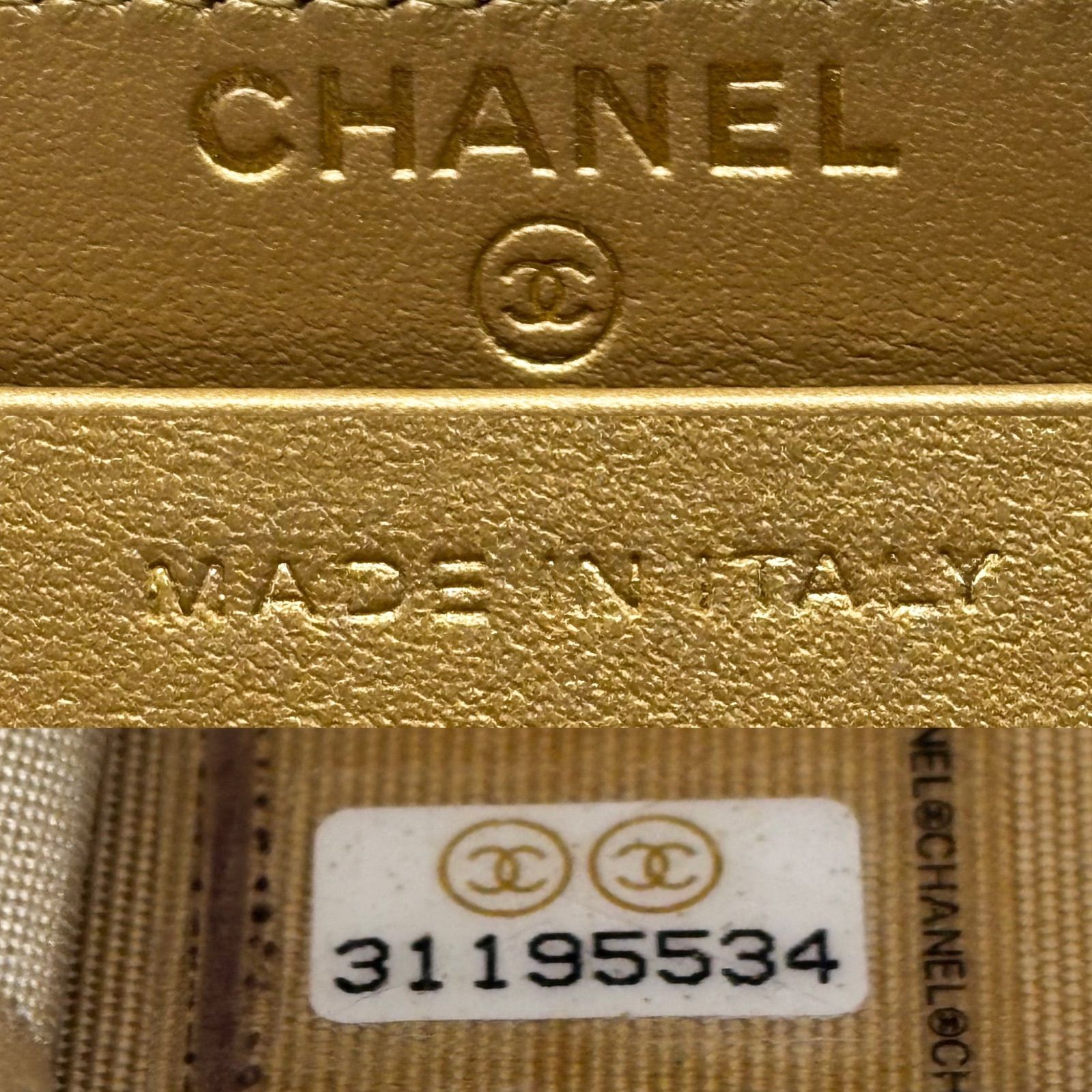 超極美品✨】シャネル 財布 マトラッセ ラウンドジップ ミディアム