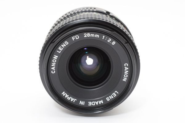 キヤノン Canon New FD NFD 28mm F2.8 Wide Angle MF Lens Sunny Cross フィルター付き 5239_11_50