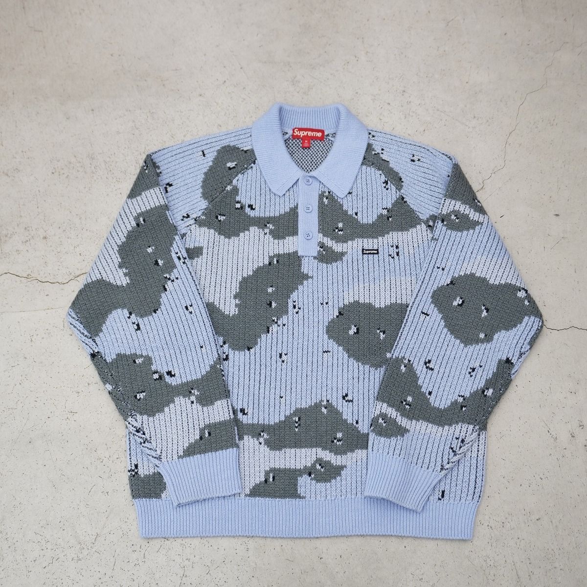 美品 国内正規 24AW SUPREME シュプリーム Small Box Polo Sweater