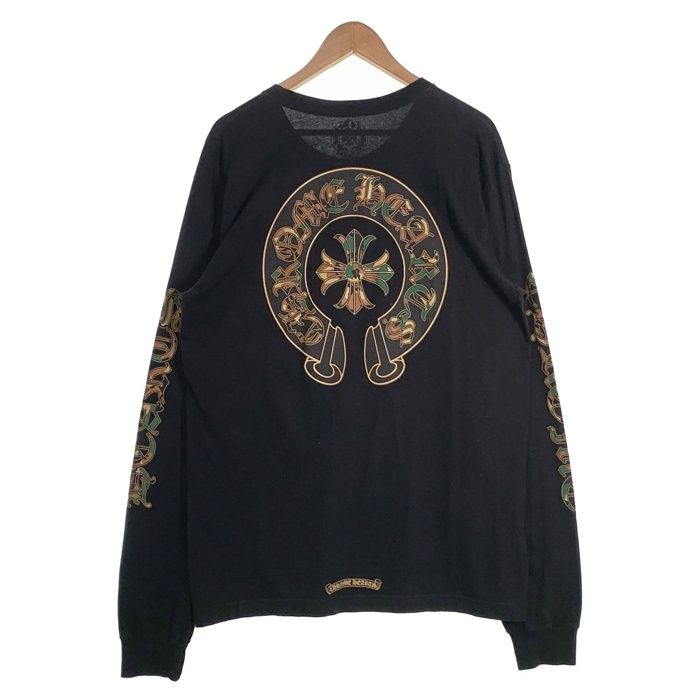 Chrome Hearts クロムハーツ Camo Horseshoe L/S Tee カモフラージュ