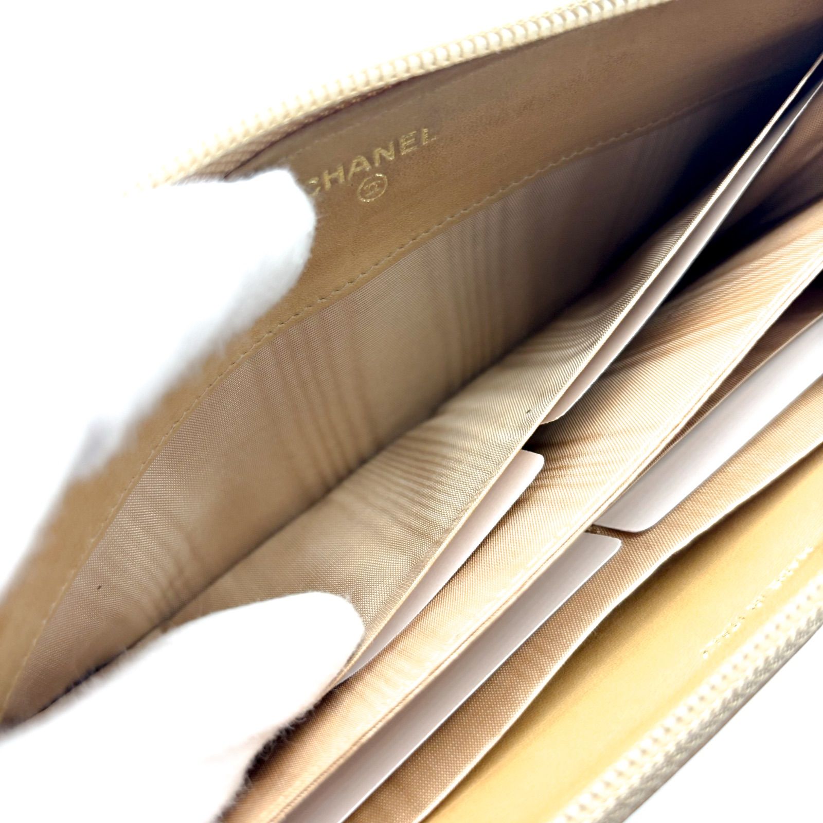 極美品✨】シャネル 長財布 ココステッチ デカココ ラウンドジップ